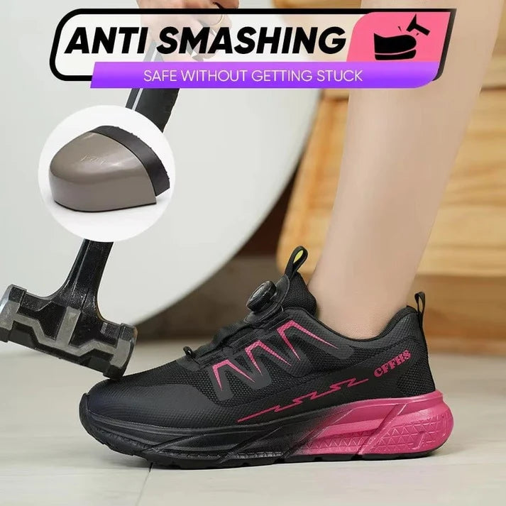 Women's Anti-Smash Steel Toe Work Sneaker(3 Colors)