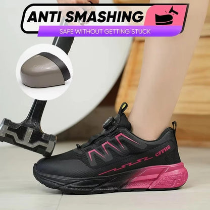 Women's Anti-Smash Steel Toe Work Sneaker(3 Colors)