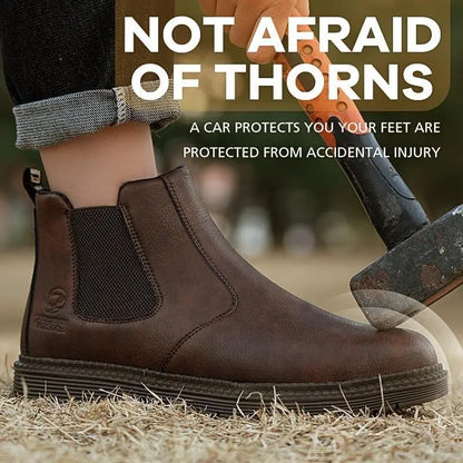 Women’s Steel Toe Chelsea Safety Boots(2 Colors)-New Arrival Sale