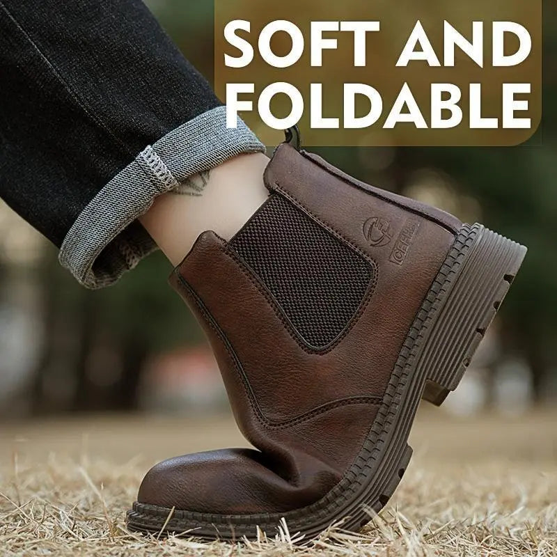 Women’s Steel Toe Chelsea Safety Boots(2 Colors)-New Arrival Sale