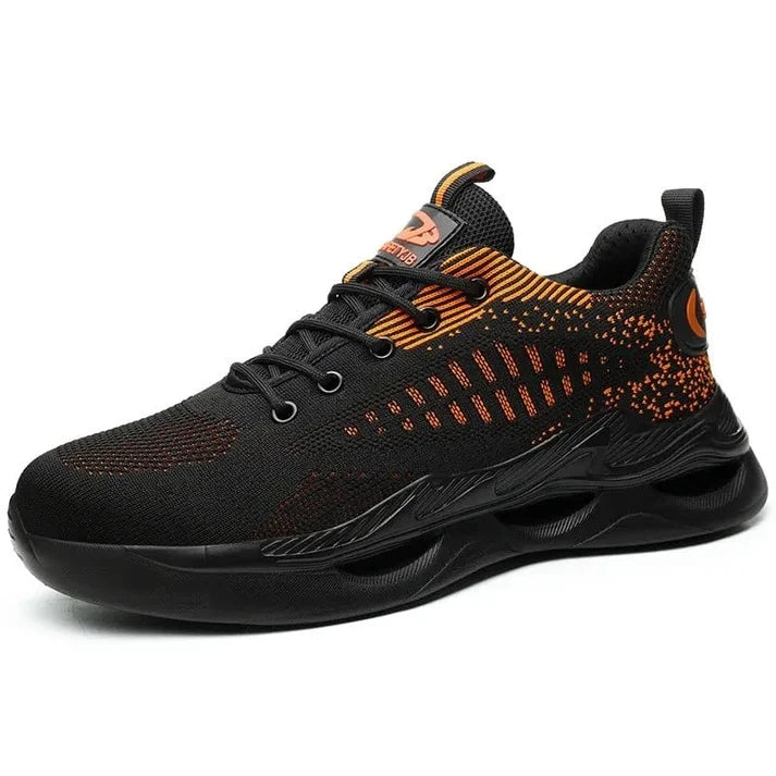 Men's Flyknit Steel Toe Lightweight Safety Sneaker(3 Colors)