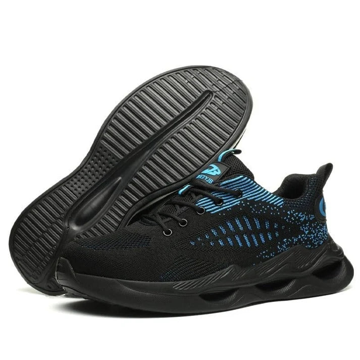 Men's Flyknit Steel Toe Lightweight Safety Sneaker(3 Colors)