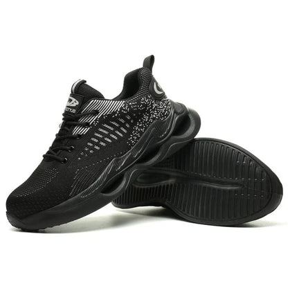 Men's Flyknit Steel Toe Lightweight Safety Sneaker(3 Colors)