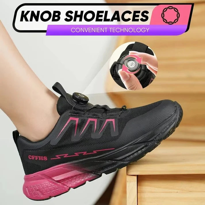 Women's Anti-Smash Steel Toe Work Sneaker(3 Colors)