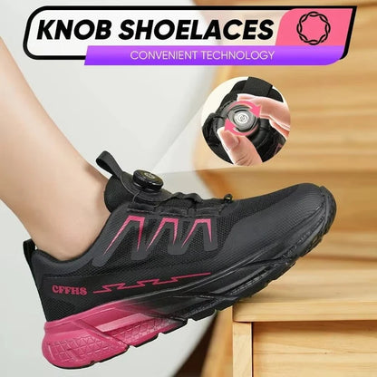 Women's Anti-Smash Steel Toe Work Sneaker(3 Colors)