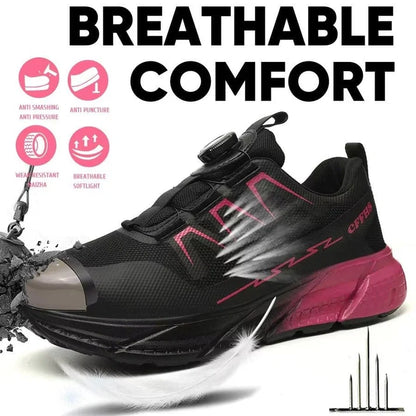 Women's Anti-Smash Steel Toe Work Sneaker(3 Colors)