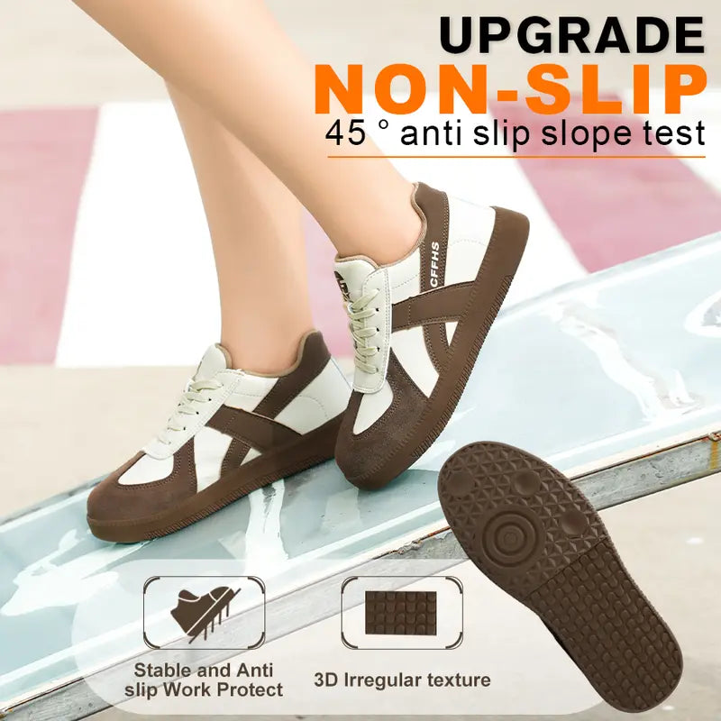 Women's Retro Steel Toe Work Sneakers(4 Colors)