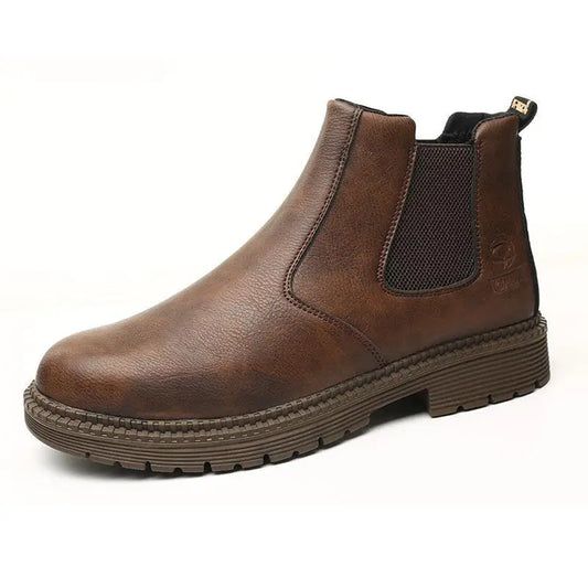 Men’s Steel Toe Chelsea Safety Boots(2 Colors)-New Arrival Sale