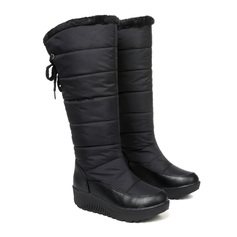 Women’s Cozy High-Top Platform Winter Boots