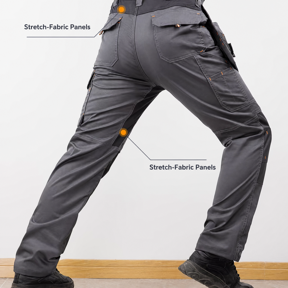 Men’s Multi-Pocket Stretch Work Pants|Smilyra 2.0