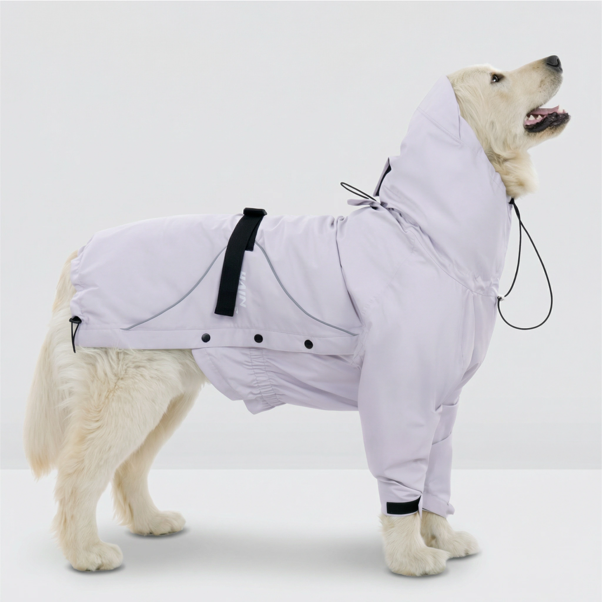 3-Layer Windproof & Waterproof Dog Raincoat
