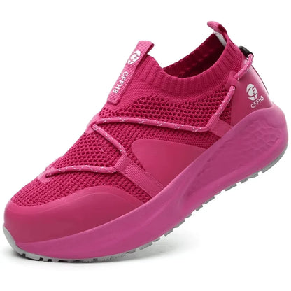 Women's Slip-On Knit Safety Work Shoes(3 Colors)