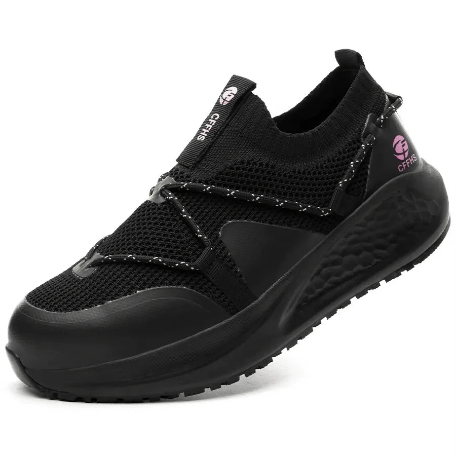 Women's Slip-On Knit Safety Work Shoes(3 Colors)