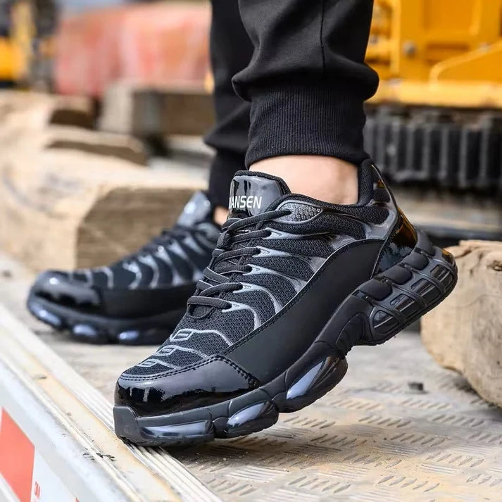 Men's Comfortable Steel Toe Work Boots(2 Colors)