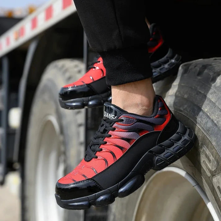 Men's Comfortable Steel Toe Work Boots(2 Colors)