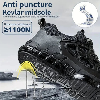 Men's Steel Toe Safety Work Shoes