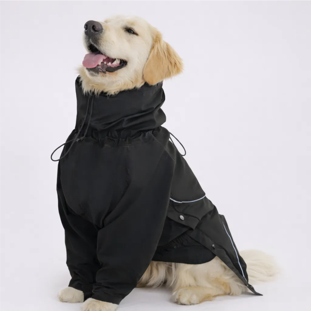 3-Layer Windproof & Waterproof Dog Raincoat
