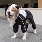 Panda-Themed Waterproof Pet Raincoat
